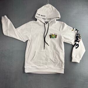 The Boys Limited Edition 3 Million Subscriber Merch Hoodie White Medium